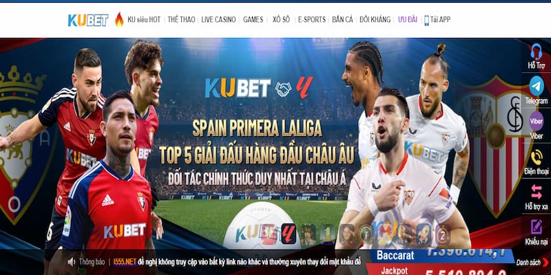 Kubet88 là sân cược nổi tiếng của làng giải trí