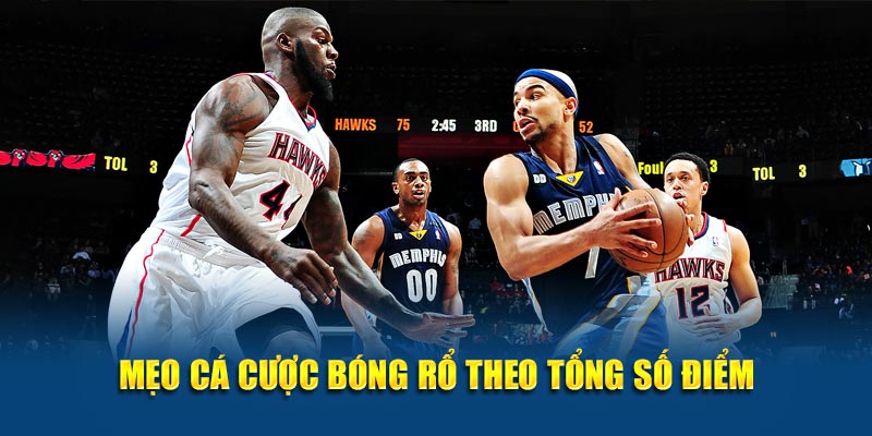 Mẹo cá cược bóng rổ theo tổng số điểm
